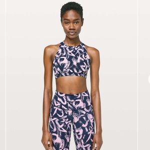 Lululemon Free To Be Serene Bra High Neck Sz 8